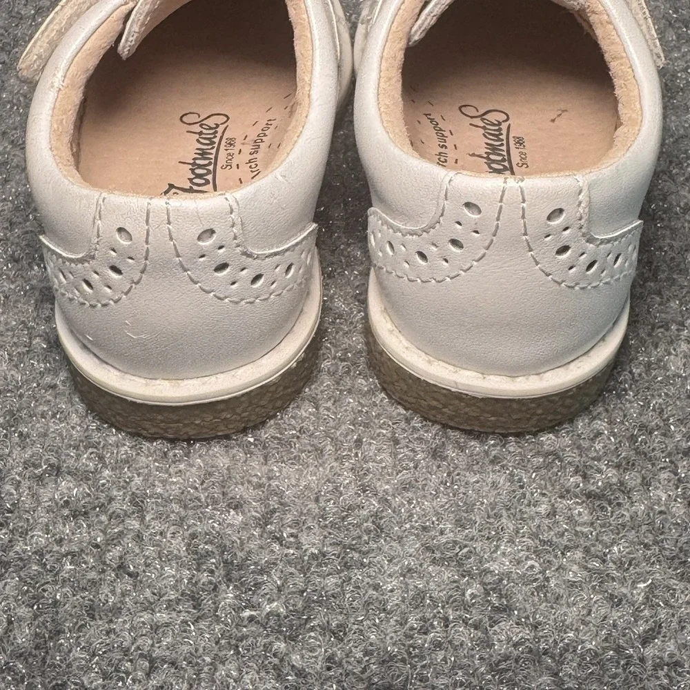Footmates‎ Wyatt White Leather Dress Shoes Toddler Boys Size 5M Wedding